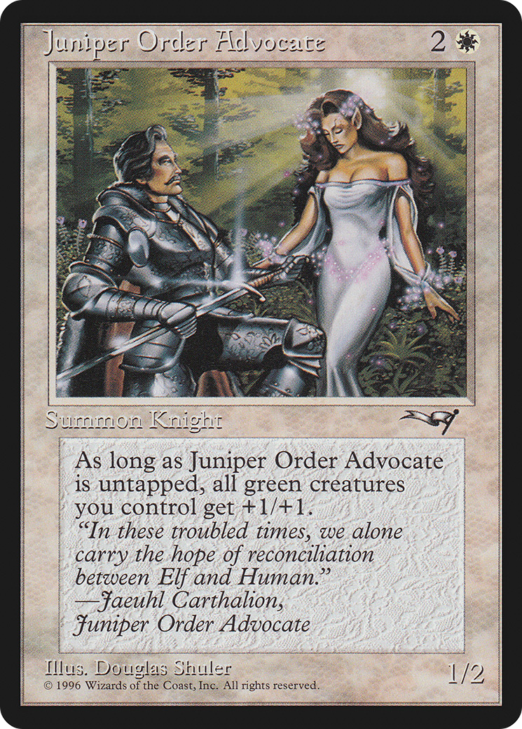 Juniper Order Advocate (ALL-006) - Alliances - Premium MTG Single from Wizards of the Coast - Just $0.25! Shop now at Game Crave Tournament Store