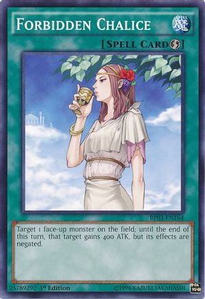 Forbidden Chalice (BP03-EN164) - Battle Pack 3: Monster League 1st Edition - Premium Yugioh Single from Konami - Just $0.12! Shop now at Game Crave Tournament Store
