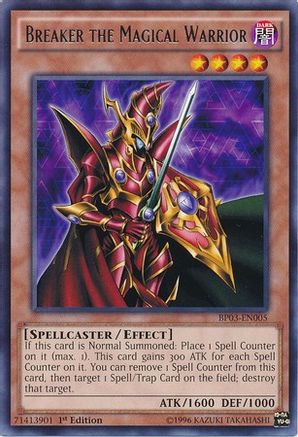 Breaker the Magical Warrior (BP03-EN005) - Battle Pack 3: Monster League 1st Edition - Premium Yugioh Single from Konami - Just $0.16! Shop now at Game Crave Tournament Store