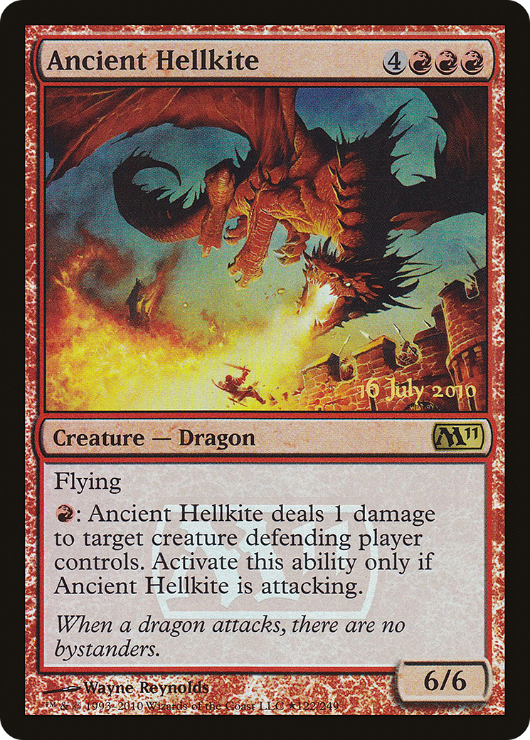 Ancient Hellkite (PM11-122★) - Magic 2011 Promos Foil - Premium MTG Single from Wizards of the Coast - Just $0.12! Shop now at Game Crave Tournament Store