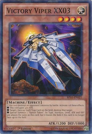 Victory Viper XX03 (Shatterfoil) (BP03-EN021) - Battle Pack 3: Monster League 1st Edition - Premium Yugioh Single from Konami - Just $0.13! Shop now at Game Crave Tournament Store