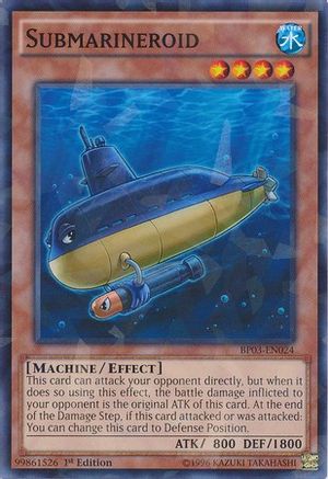 Submarineroid (Shatterfoil) (BP03-EN024) - Battle Pack 3: Monster League 1st Edition - Premium Yugioh Single from Konami - Just $0.09! Shop now at Game Crave Tournament Store