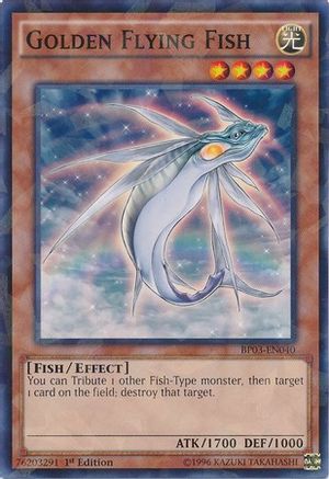 Golden Flying Fish (Shatterfoil) (BP03-EN040) - Battle Pack 3: Monster League 1st Edition - Premium Yugioh Single from Konami - Just $0.08! Shop now at Game Crave Tournament Store