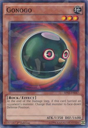 Gonogo (Shatterfoil) (BP03-EN047) - Battle Pack 3: Monster League 1st Edition - Premium Yugioh Single from Konami - Just $0.25! Shop now at Game Crave Tournament Store