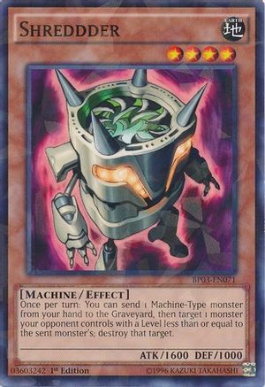 Shreddder (Shatterfoil) (BP03-EN071) - Battle Pack 3: Monster League 1st Edition - Premium Yugioh Single from Konami - Just $0.25! Shop now at Game Crave Tournament Store