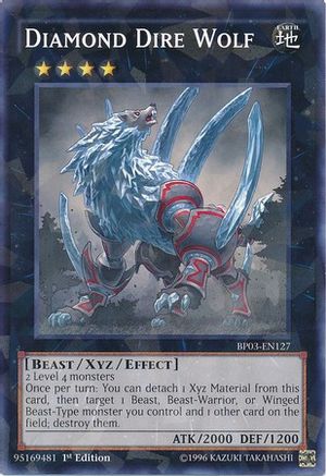Diamond Dire Wolf (Shatterfoil) (BP03-EN127) - Battle Pack 3: Monster League 1st Edition - Premium Yugioh Single from Konami - Just $0.63! Shop now at Game Crave Tournament Store