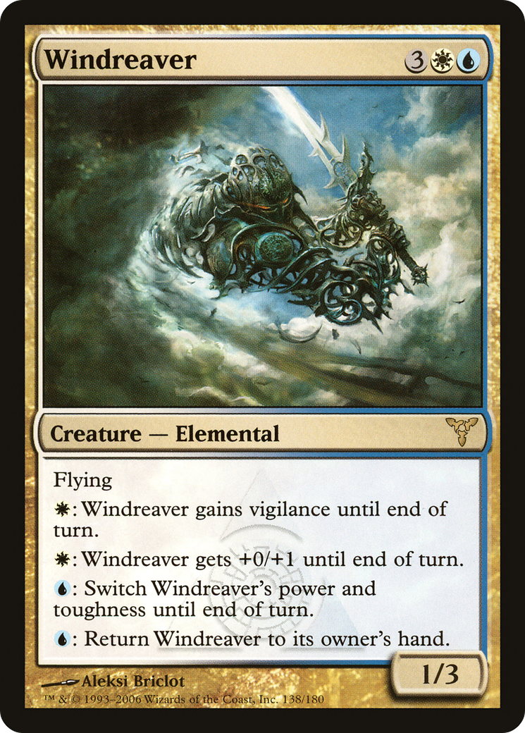 Windreaver (DIS-138) - Dissension Foil - Premium MTG Single from Wizards of the Coast - Just $0.48! Shop now at Game Crave Tournament Store
