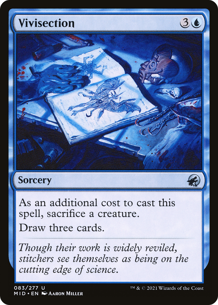 Vivisection (MID-083) - Innistrad: Midnight Hunt Foil - Premium MTG Single from Wizards of the Coast - Just $0.08! Shop now at Game Crave Tournament Store