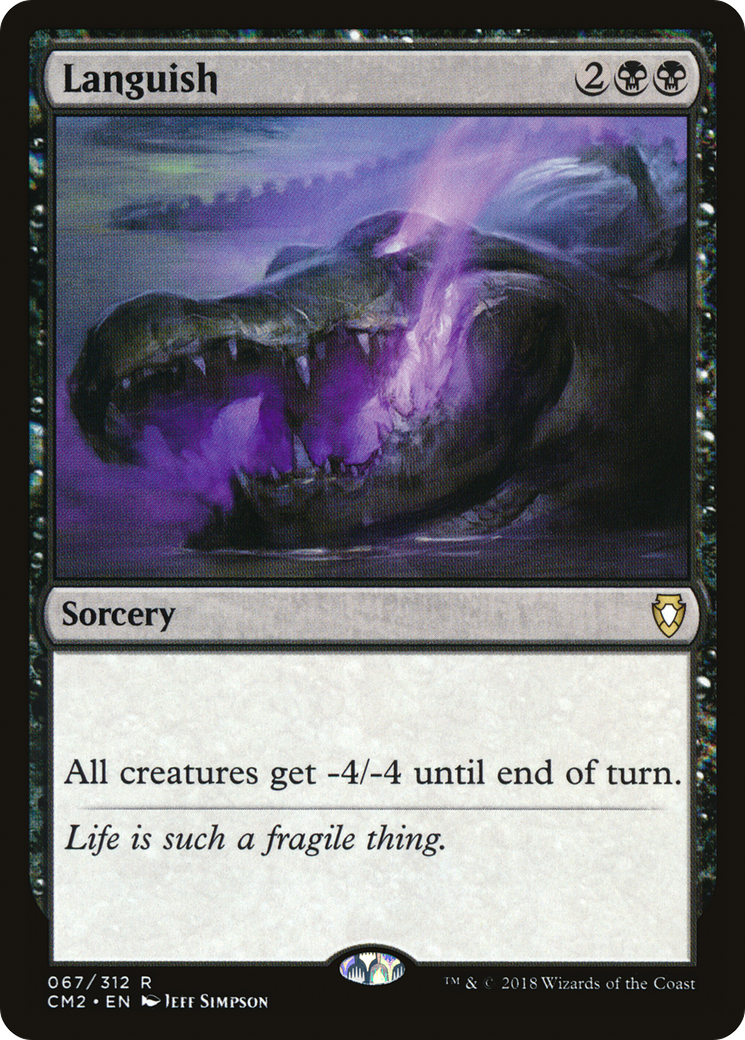 Languish (CM2-067) - Commander Anthology Volume II - Premium MTG Single from Wizards of the Coast - Just $0.11! Shop now at Game Crave Tournament Store
