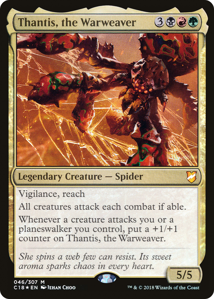 Thantis, the Warweaver (C18-046) - Commander 2018 Foil - Premium MTG Single from Wizards of the Coast - Just $0.28! Shop now at Game Crave Tournament Store
