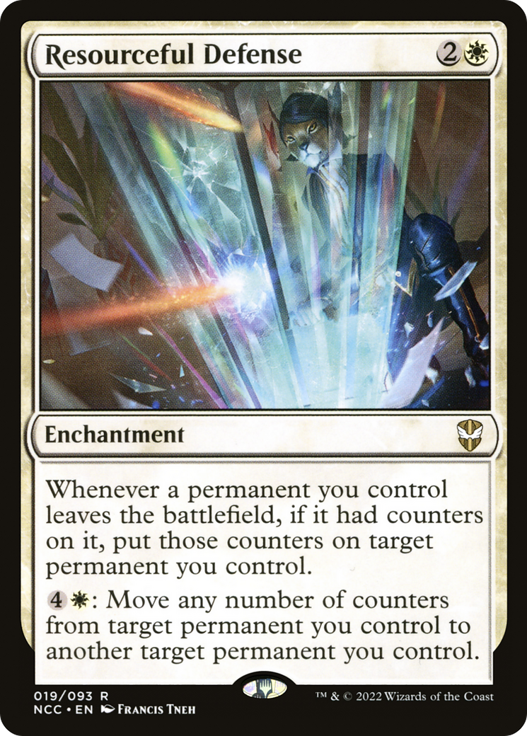 Resourceful Defense (NCC-019) - New Capenna Commander - Premium MTG Single from Wizards of the Coast - Just $8.18! Shop now at Game Crave Tournament Store