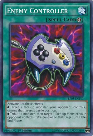 Enemy Controller (BP03-EN149) - Battle Pack 3: Monster League 1st Edition - Premium Yugioh Single from Konami - Just $0.08! Shop now at Game Crave Tournament Store