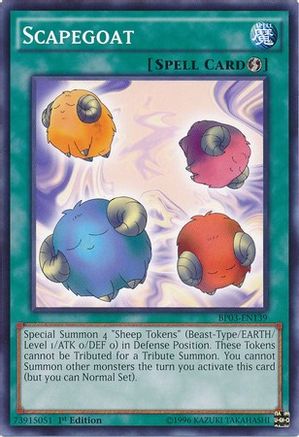 Scapegoat (BP03-EN139) - Battle Pack 3: Monster League 1st Edition - Premium Yugioh Single from Konami - Just $0.08! Shop now at Game Crave Tournament Store
