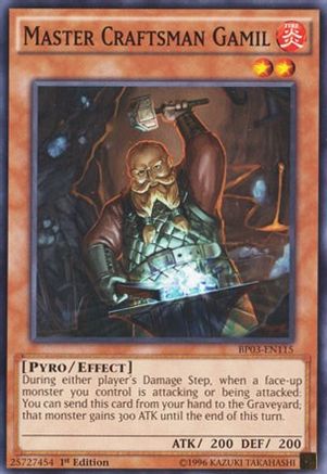 Master Craftsman Gamil (BP03-EN115) - Battle Pack 3: Monster League 1st Edition - Premium Yugioh Single from Konami - Just $0.08! Shop now at Game Crave Tournament Store
