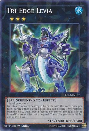 Tri-Edge Levia (Shatterfoil) (BP03-EN132) - Battle Pack 3: Monster League 1st Edition - Premium Yugioh Single from Konami - Just $1.64! Shop now at Game Crave Tournament Store