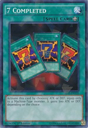 7 Completed (Shatterfoil) (BP03-EN135) - Battle Pack 3: Monster League 1st Edition - Premium Yugioh Single from Konami - Just $0.10! Shop now at Game Crave Tournament Store