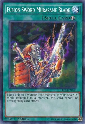 Fusion Sword Murasame Blade (Shatterfoil) (BP03-EN143) - Battle Pack 3: Monster League 1st Edition - Premium Yugioh Single from Konami - Just $0.13! Shop now at Game Crave Tournament Store