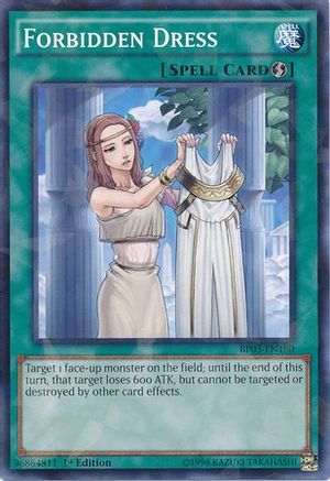 Forbidden Dress (Shatterfoil) (BP03-EN180) - Battle Pack 3: Monster League 1st Edition - Premium Yugioh Single from Konami - Just $0.12! Shop now at Game Crave Tournament Store