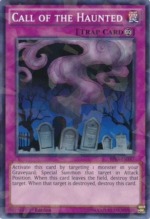 Call of the Haunted (Shatterfoil) (BP03-EN187) - Battle Pack 3: Monster League 1st Edition - Premium Yugioh Single from Konami - Just $0.16! Shop now at Game Crave Tournament Store