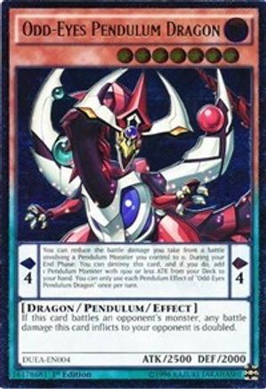 Odd-Eyes Pendulum Dragon (UTR) (DUEA-EN004) - Duelist Alliance 1st Edition - Premium Yugioh Single from Konami - Just $3.26! Shop now at Game Crave Tournament Store