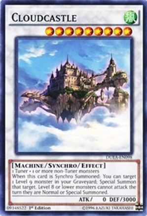 Cloudcastle (DUEA-EN098) - Duelist Alliance 1st Edition - Premium Yugioh Single from Konami - Just $0.25! Shop now at Game Crave Tournament Store