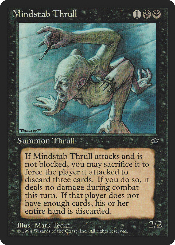 Mindstab Thrull (FEM-40C) - Fallen Empires - Premium MTG Single from Wizards of the Coast - Just $0.08! Shop now at Game Crave Tournament Store