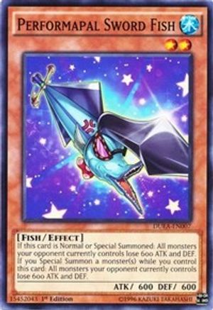 Performapal Sword Fish (DUEA-EN007) - Duelist Alliance Unlimited - Premium Yugioh Single from Konami - Just $0.25! Shop now at Game Crave Tournament Store