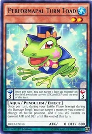 Performapal Turn Toad (DUEA-EN010) - Duelist Alliance 1st Edition - Premium Yugioh Single from Konami - Just $0.25! Shop now at Game Crave Tournament Store