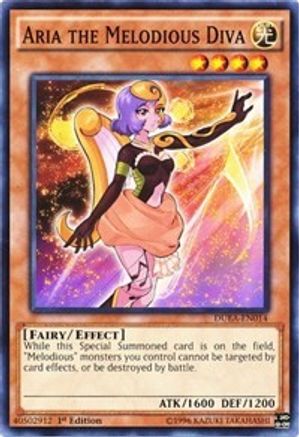 Aria the Melodious Diva (DUEA-EN014) - Duelist Alliance Unlimited - Premium Yugioh Single from Konami - Just $0.57! Shop now at Game Crave Tournament Store