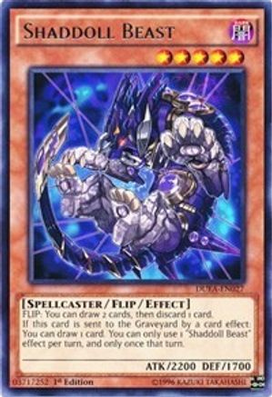 Shaddoll Beast (DUEA-EN027) - Duelist Alliance 1st Edition - Premium Yugioh Single from Konami - Just $0.35! Shop now at Game Crave Tournament Store