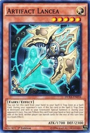 duelist alliance yugioh card Game Crave Tournament Store - Artifact Lancea (DUEA-EN034)