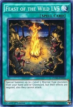 Feast of the Wild LV5 (DUEA-EN056) - Duelist Alliance 1st Edition - Premium Yugioh Single from Konami - Just $0.08! Shop now at Game Crave Tournament Store