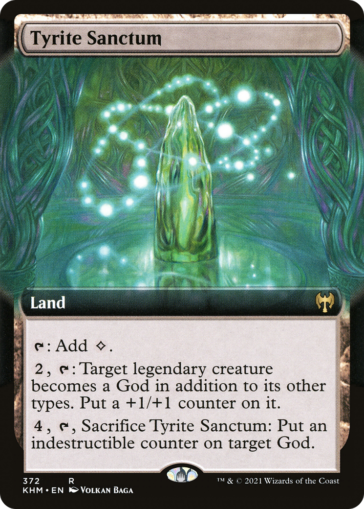Tyrite Sanctum (KHM-372) - Kaldheim: (Extended Art) - Premium MTG Single from Wizards of the Coast - Just $0.68! Shop now at Game Crave Tournament Store