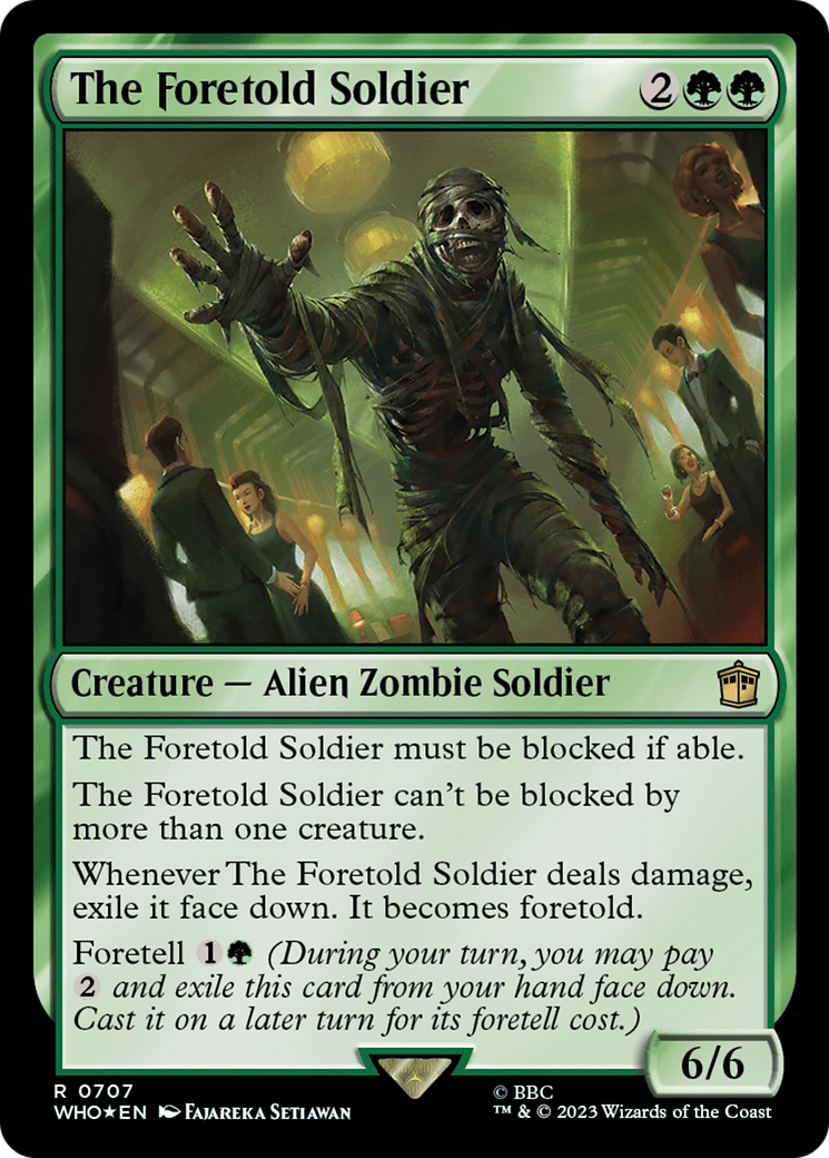 The Foretold Soldier (WHO-707) - Doctor Who Foil - Premium MTG Single from Wizards of the Coast - Just $0.24! Shop now at Game Crave Tournament Store