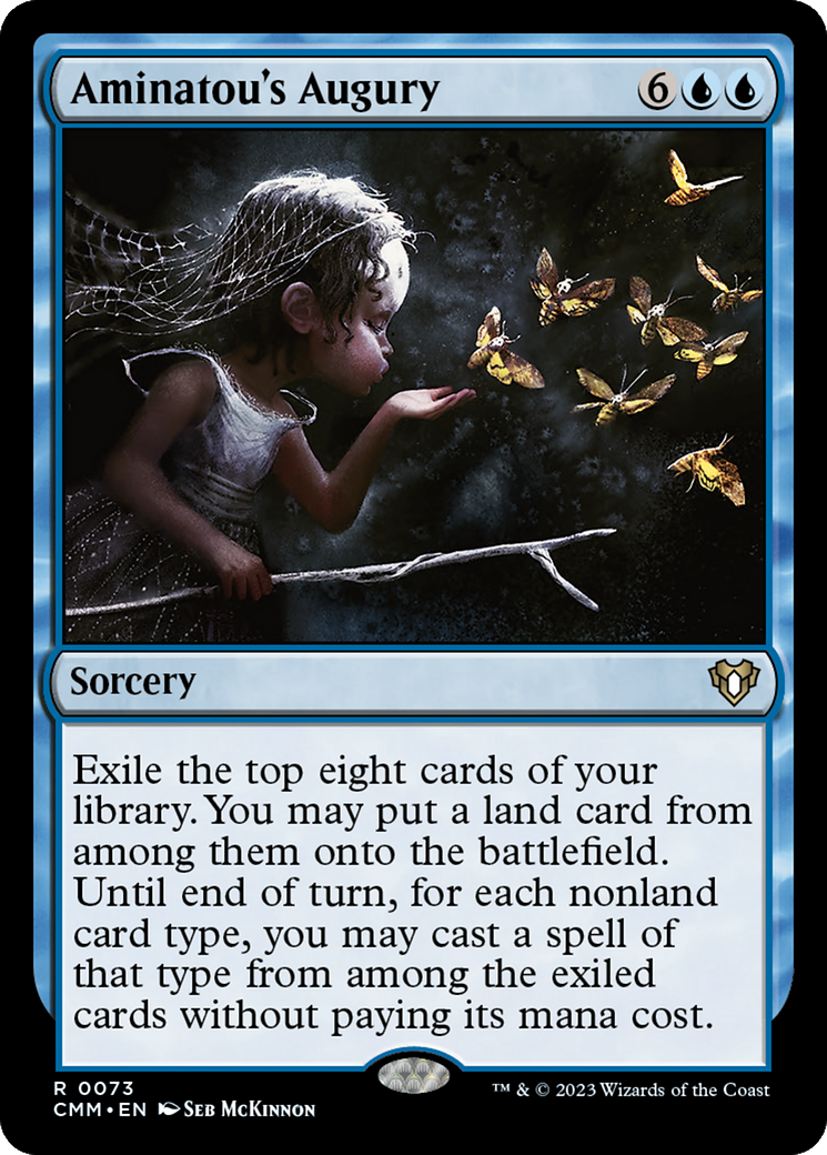 Aminatou's Augury (CMM-073) - Commander Masters - Premium MTG Single from Wizards of the Coast - Just $0.25! Shop now at Game Crave Tournament Store