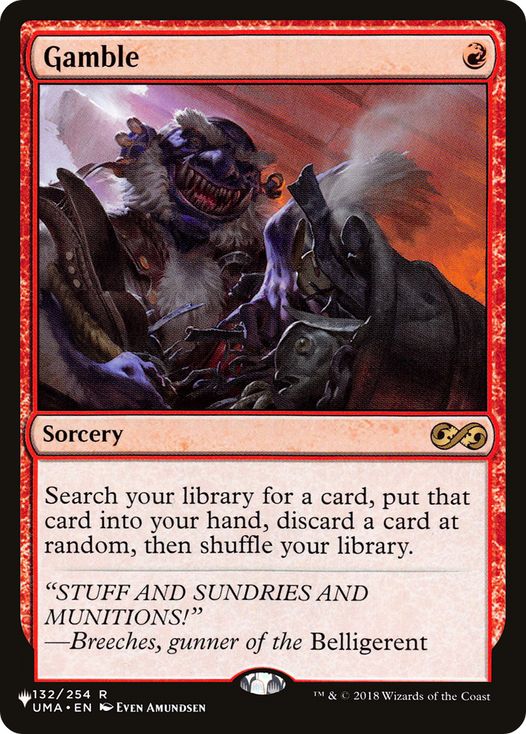 Gamble (PHED-024) - Heads I Win, Tails You Lose - Premium MTG Single from Wizards of the Coast - Just $2.68! Shop now at Game Crave Tournament Store