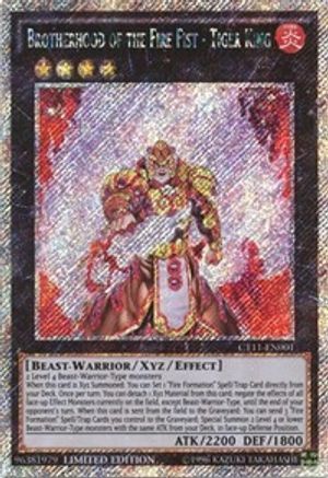 Brotherhood of the Fire Fist - Tiger King (CT11-EN001) - 2014 Mega-Tins Limited - Premium Yugioh Single from Konami - Just $0.13! Shop now at Game Crave Tournament Store