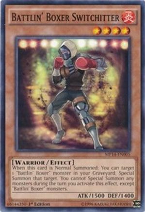 Battlin' Boxer Switchitter (MP14-EN005) - 2014 Mega-Tins Mega Pack 1st Edition - Premium Yugioh Single from Konami - Just $0.25! Shop now at Game Crave Tournament Store