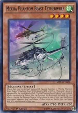 Mecha Phantom Beast Tetherwolf (MP14-EN008) - 2014 Mega-Tins Mega Pack Unlimited - Premium Yugioh Single from Konami - Just $0.08! Shop now at Game Crave Tournament Store