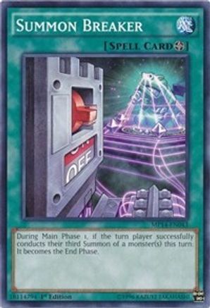 Summon Breaker (MP14-EN043) - 2014 Mega-Tins Mega Pack Unlimited - Premium Yugioh Single from Konami - Just $3.59! Shop now at Game Crave Tournament Store