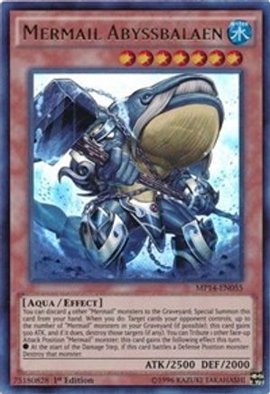 Mermail Abyssbalaen (MP14-EN055) - 2014 Mega-Tins Mega Pack 1st Edition - Premium Yugioh Single from Konami - Just $0.26! Shop now at Game Crave Tournament Store