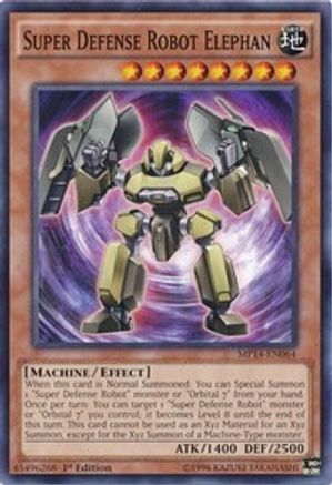 Super Defense Robot Elephan (MP14-EN064) - 2014 Mega-Tins Mega Pack Unlimited - Premium Yugioh Single from Konami - Just $0.25! Shop now at Game Crave Tournament Store