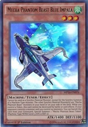 Mecha Phantom Beast Blue Impala (MP14-EN076) - 2014 Mega-Tins Mega Pack Unlimited - Premium Yugioh Single from Konami - Just $1.80! Shop now at Game Crave Tournament Store