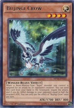 Bujingi Crow (MP14-EN145) - 2014 Mega-Tins Mega Pack 1st Edition - Premium Yugioh Single from Konami - Just $0.25! Shop now at Game Crave Tournament Store