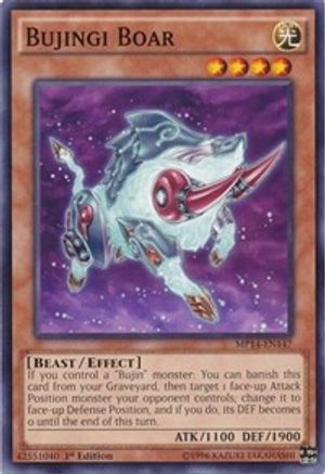 Bujingi Boar (MP14-EN147) - 2014 Mega-Tins Mega Pack Unlimited - Premium Yugioh Single from Konami - Just $0.25! Shop now at Game Crave Tournament Store