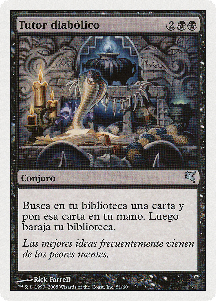 Diabolic Tutor (PSAL-A51) - Salvat 2005 - Premium MTG Single from Wizards of the Coast - Just $0! Shop now at Game Crave Tournament Store