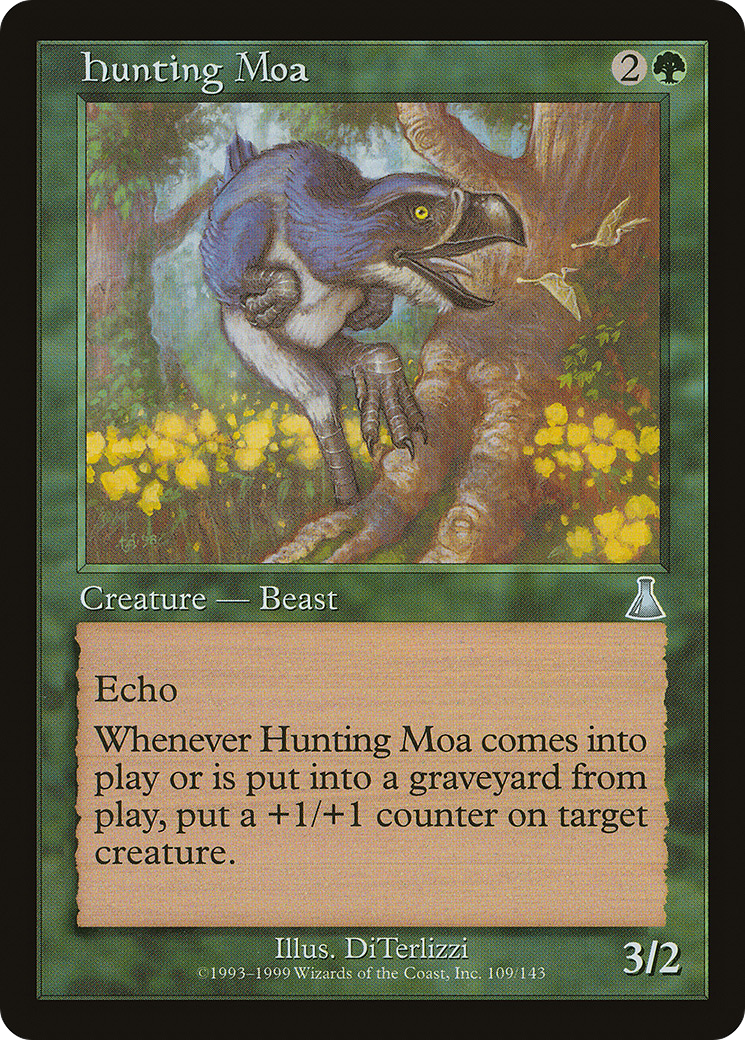 Hunting Moa (UDS-109) - Urza's Destiny Foil - Premium MTG Single from Wizards of the Coast - Just $1.55! Shop now at Game Crave Tournament Store