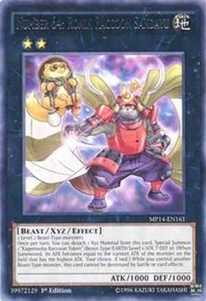 Number 64: Ronin Raccoon Sandayu (MP14-EN161) - 2014 Mega-Tins Mega Pack 1st Edition - Premium Yugioh Single from Konami - Just $2.07! Shop now at Game Crave Tournament Store