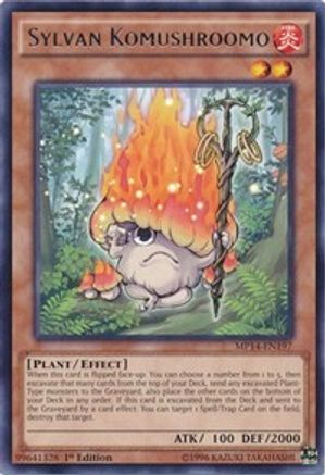 Sylvan Komushroomo (MP14-EN197) - 2014 Mega-Tins Mega Pack 1st Edition - Premium Yugioh Single from Konami - Just $0.48! Shop now at Game Crave Tournament Store