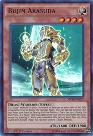 Bujin Arasuda (MP14-EN207) - 2014 Mega-Tins Mega Pack 1st Edition - Premium Yugioh Single from Konami - Just $0.54! Shop now at Game Crave Tournament Store